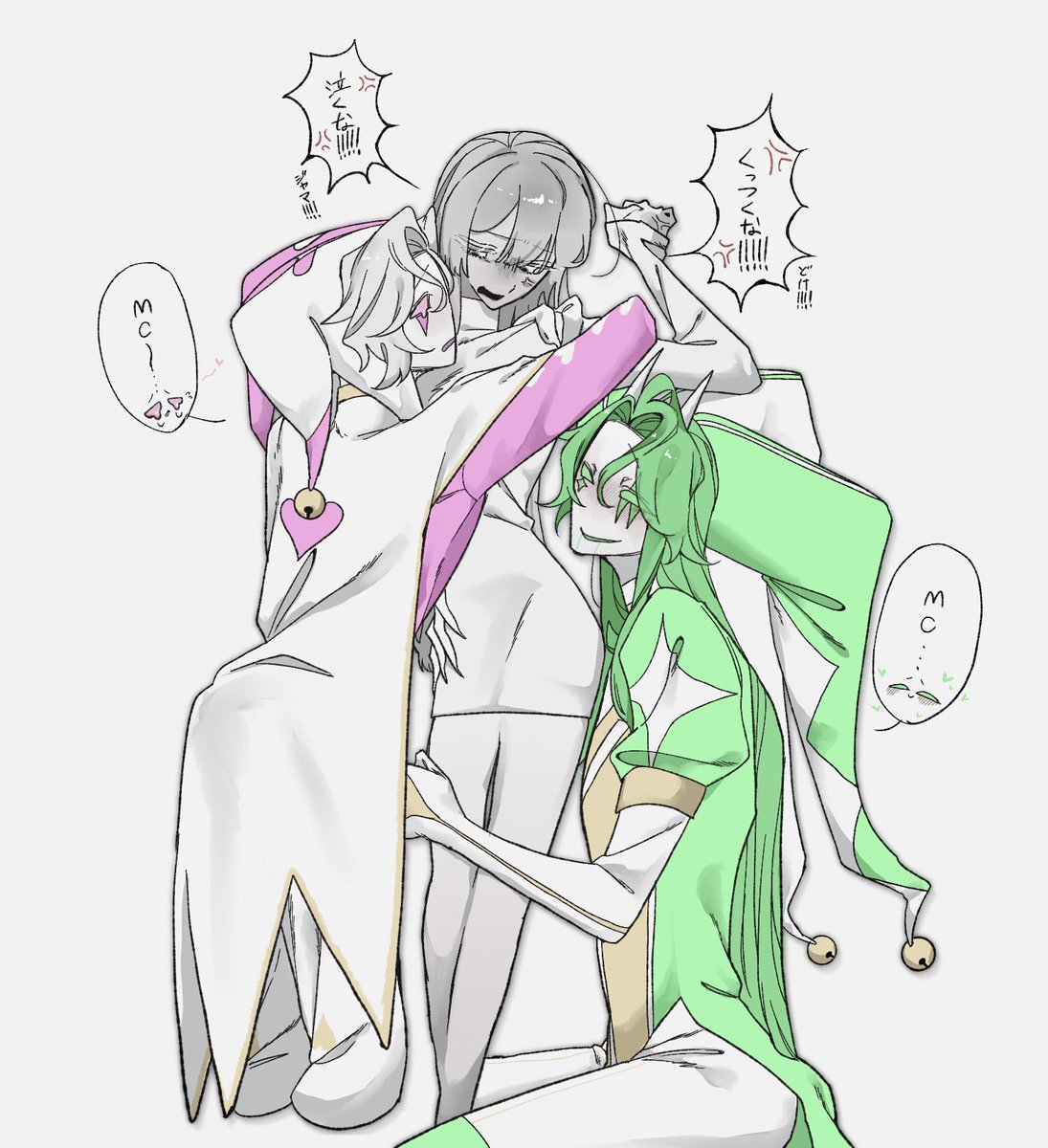 doudarou_'s tweet photo. 🩷❇️と2PMCを描くなど　ヤバい2P描くの楽しすぎます‼️‼️ https://t.co/lCoCwZRN6R