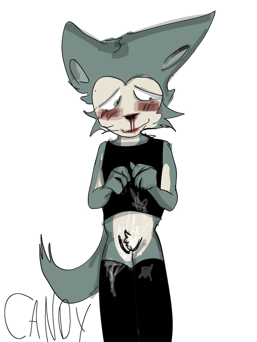 MetalheadTigerz's tweet photo. Legoshi cuntboy! (He is not wet,well yes, put that its aslo Haru cum in his pussy and she gave him even more cum)  🐺🔞 #nsfw #beastars #cuntboy https://t.co/31V3SGuGHa