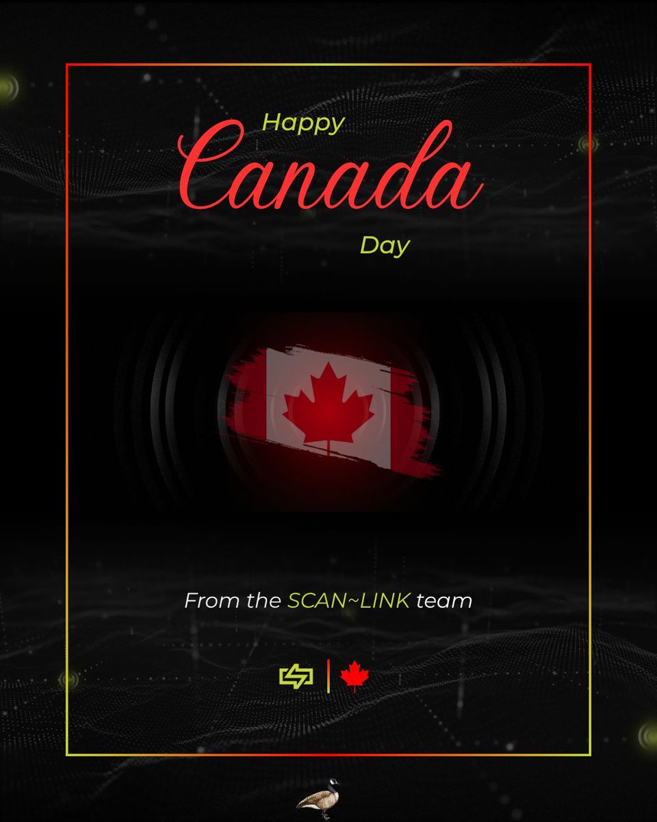 ScanlinkTech's tweet photo. Happy Canada Day to all our fellow Canadians!

SCAN~LINK is proud to be a Canadian company, developing technology that helps improve awareness and safety around heavy equipment on jobsites across Canada and beyond. 

#scanlink #canadaday #canadaday2026 #safetytech https://t.co/MEnZayWj1j