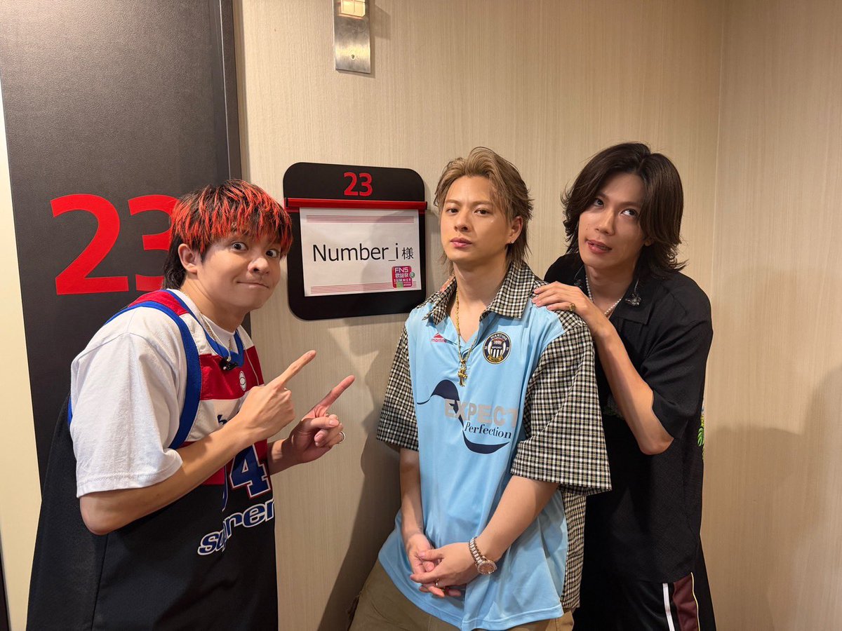 numberi_Staff's tweet photo. #FNS歌謡祭夏 2026
ありがとうございました☀️

#Number_i_FNS 
#Number_i
#i_mode https://t.co/Px1JboA0N5