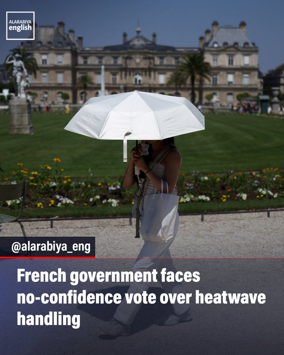 French Green party lawmakers have announced plans to file a no-confidence motion against the government over its handling of a severe heatwave in late June, as the country braces for a third possible bout of extreme temperatures next week.