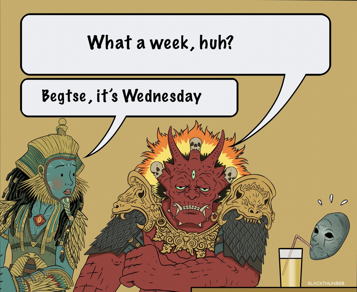 BT_BlackThunder's tweet photo. What a week, huh? #GodofWarLaufey https://t.co/XjdQk18a37