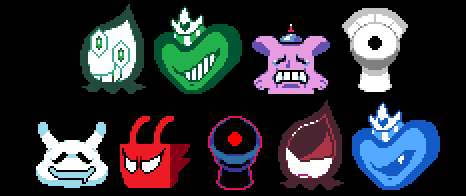 Marshadow_Slime's tweet photo. What if Deltarune enemies had dialogue portraits...? (part 1)
#Deltarune https://t.co/DSJhfWwpGt
