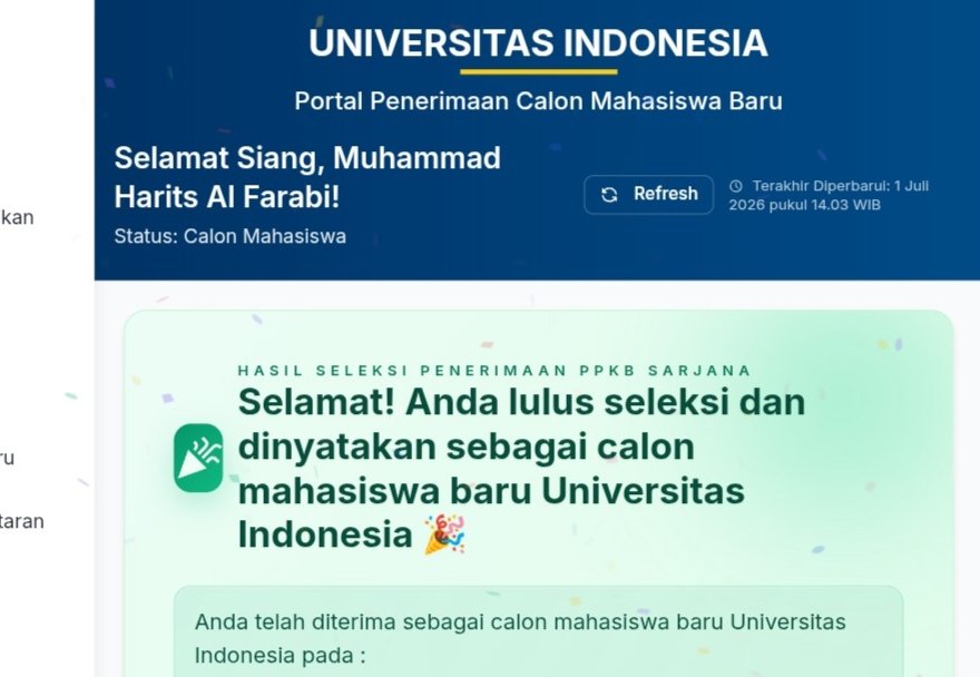 HaristFraby's tweet photo. Allhamdulillah,Info dong teman teman yang lulus PPKB UI. 
 Temanan kitaa yukk👋🏻 https://t.co/2ITWdLK8wk