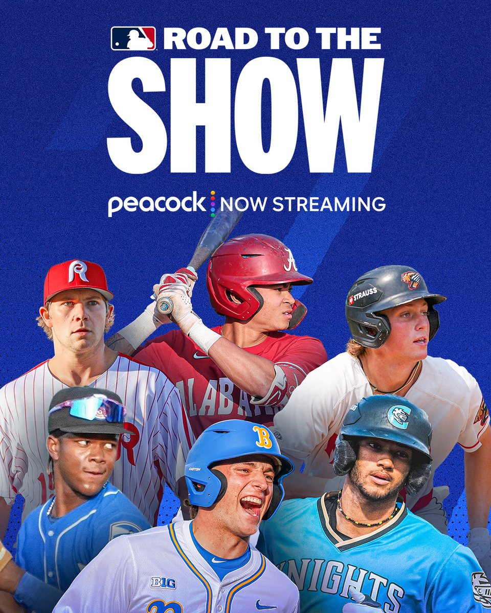 MLBPipeline's tweet photo. MLB and NBC Sports have announced a new “Road to the Show” docuseries that will follow 6 of the game’s most exciting young players – 4 MLB prospects and 2 top college prospects -- with unprecedented behind-the-scenes access.

More details: https://t.co/5QW7rFEVpd https://t.co/orKE1d9sOV