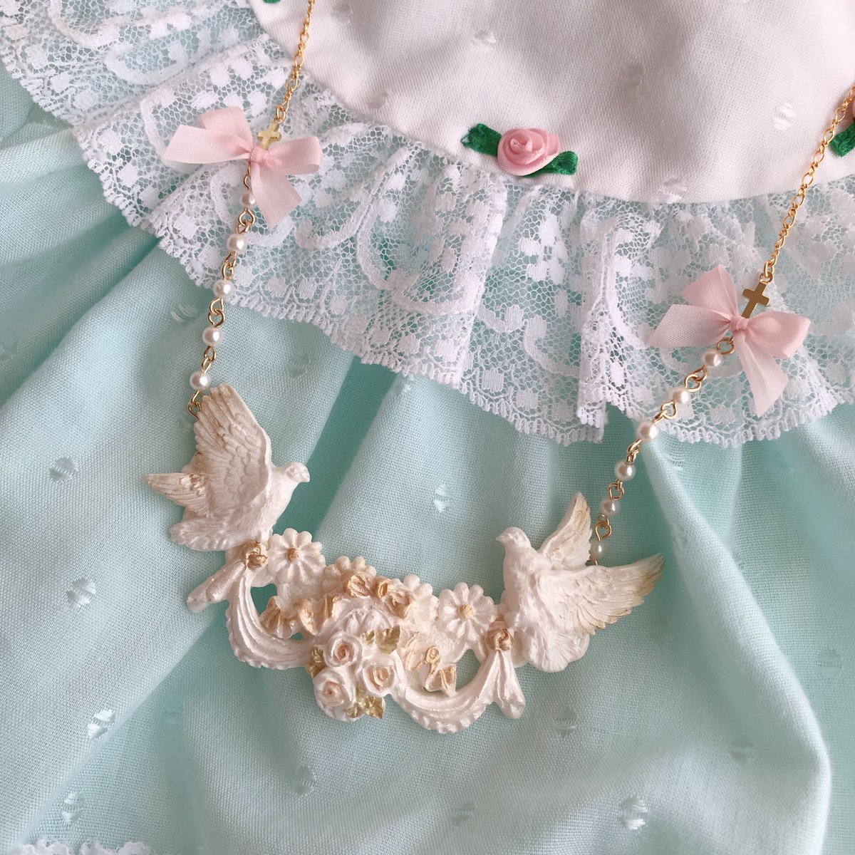 New♡︎ʾʾ 🎀🕊Happily ever after🕊🎀 祝福を告げる鳩達や薔薇に