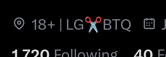 noinconsistency's tweet photo. horrible nonsensical tweet aside, tf is this bio as well? they're also excluding bi people now? https://t.co/hKzFV0zgGj