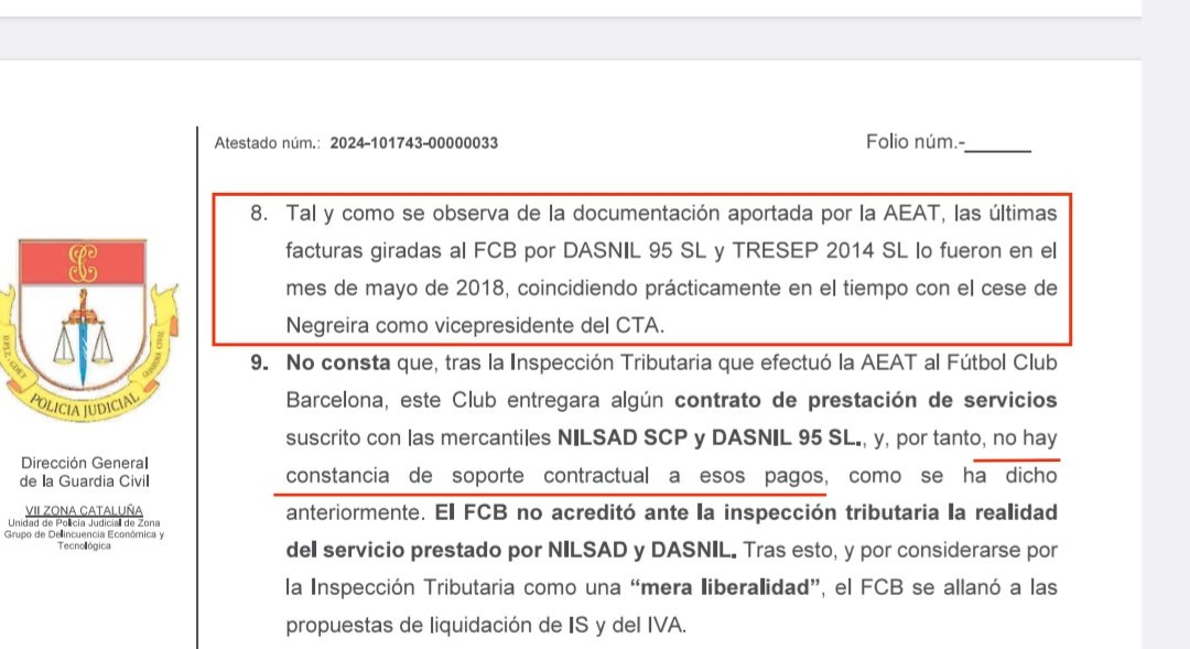 FedericSinO's tweet photo. @pcpde @alberculer @VicJim76 @JoanLaportaFCB No me cabe en la cabeza que el 2026 aún no seáis conscientes de qué hechos ya han sido acreditados por el informe de la GC🤦🏻‍♂️

Seguís hablando de difamaciones cuando la gente solo se remite a dicho informe judicial. Ser culé es como pertenecer a una secta, no hay otra explicación https://t.co/CMpkLB6fua