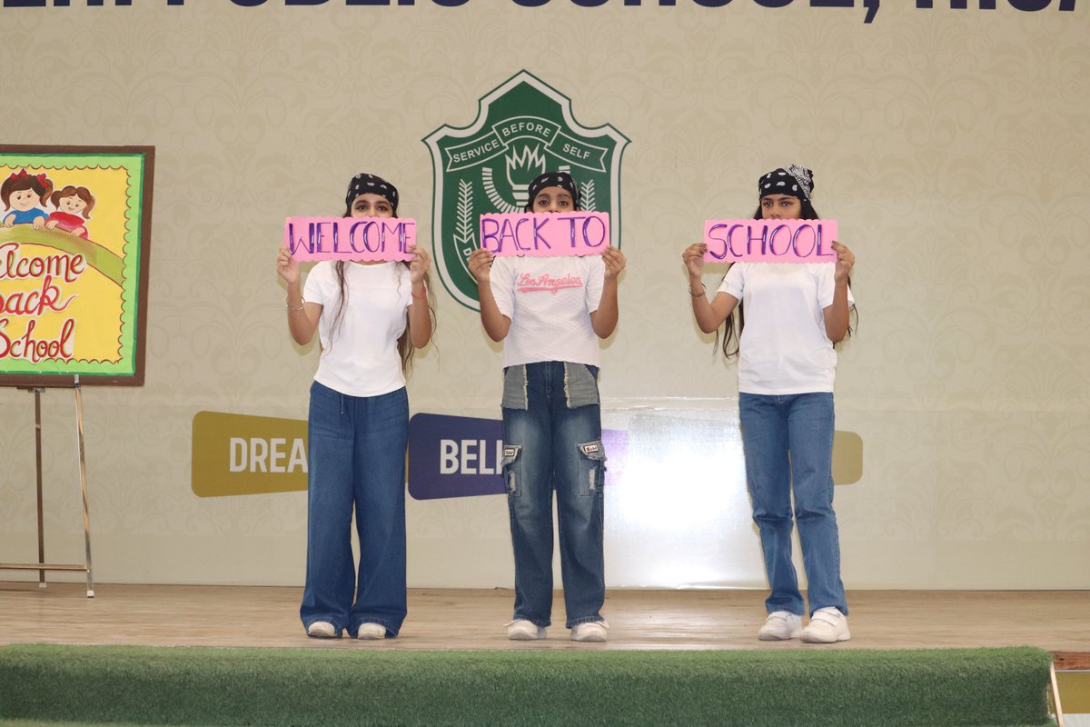 dpshisar's tweet photo. School reopened with enthusiasm as Class VIII A presented a “Fresh Start” assembly featuring prayer, news, reflections, dance, and pledge, inspiring positivity.

#FreshStart
#SchoolAssembly
#NewBeginnings
#StudentLeadership
#DPSHisar https://t.co/5UZHRLczxG