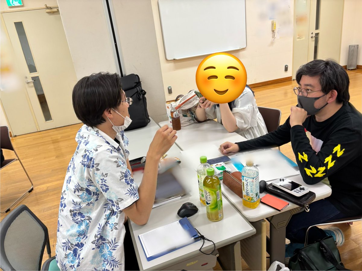 Yoidore_Purin's tweet photo. こんにちは、よいプリです！！
台風が来るか来ないか世間がドキドキな中、今回はよいプリもドキドキな通し稽古日！努力の甲斐あって、どうにかバッチリ(！？)通りました！！
次回からは更に細かい演出や変更を加えていく模様……もしかして、次回以降もドキドキの連続ですか！？
 #よいプリ https://t.co/JKhP8W7OM4
