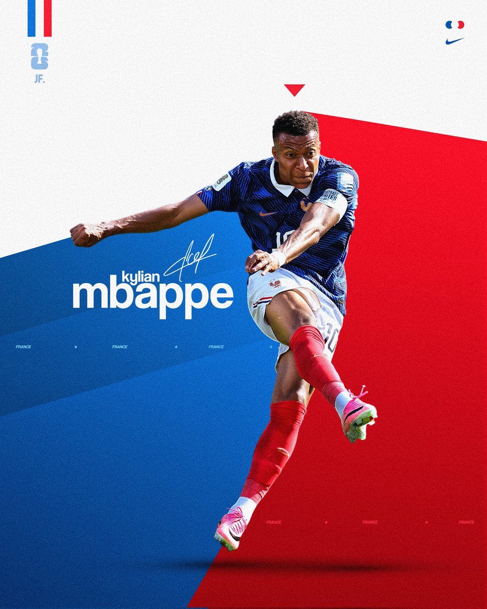 fry_design1's tweet photo. The race for the Golden Boot is heating up! Another two for Mbappe! ⚽⚽🇫🇷

@KMbappe | @equipedefrance 

#mbappe #kylian #goal #france #worldcup https://t.co/yijVTtEK9V