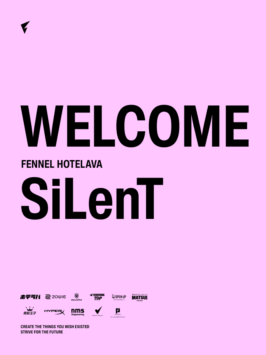 FENNEL_official's tweet photo. VALORANT GC - FENNEL HOTELAVA
Roster Update:

New Member｜SiLenT @SiLenT_valo  

この度、新たにSiLenTがコーチとして加入いたしました。
引き続き、FENNEL HOTELAVAへの応援をよろしくお願いいたします。

#カラコンホテラバ https://t.co/ja7Ni3eF3c