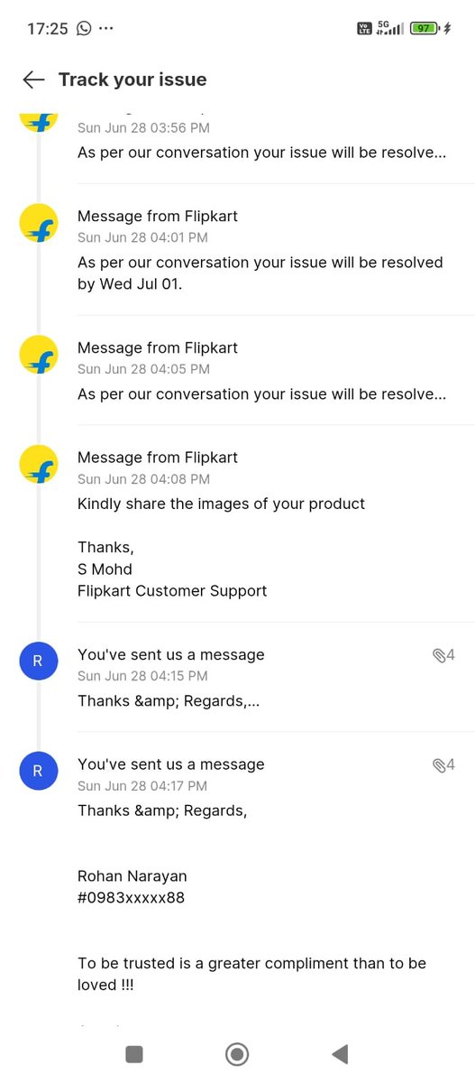rohan_79's tweet photo. @flipkartsupport @_Kalyan_K @jagograhakjago @binnybansal @consaff #fraud #flipkart https://t.co/9JylCbx2Wh