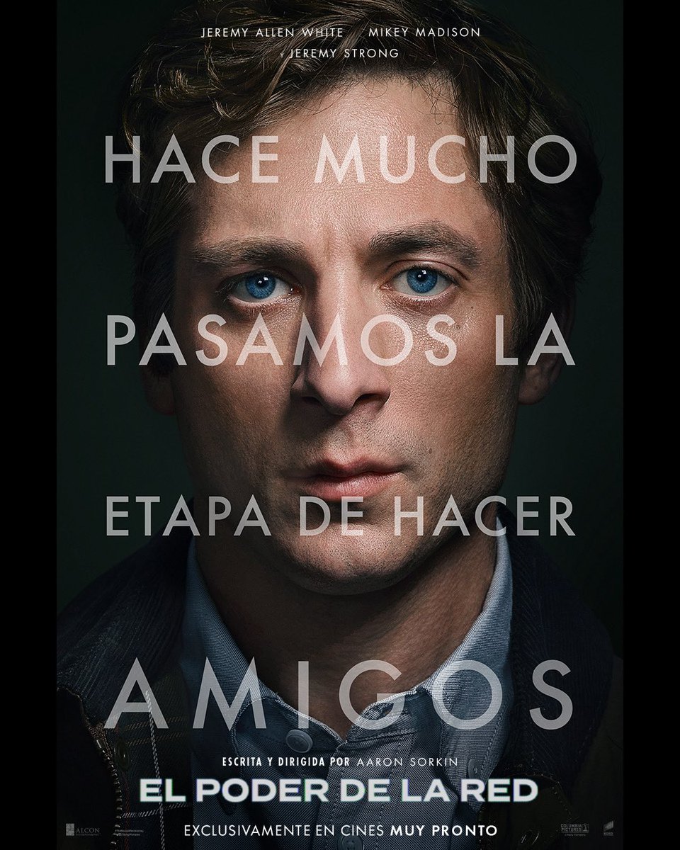 AndesFilmsCL's tweet photo. Hace mucho pasamos la etapa de hacer amigos.
#ElPoderDeLaRed, la historia que acompaña a Red Social llega exclusivamente a cines este 8 de octubre. https://t.co/hJaCM6twji