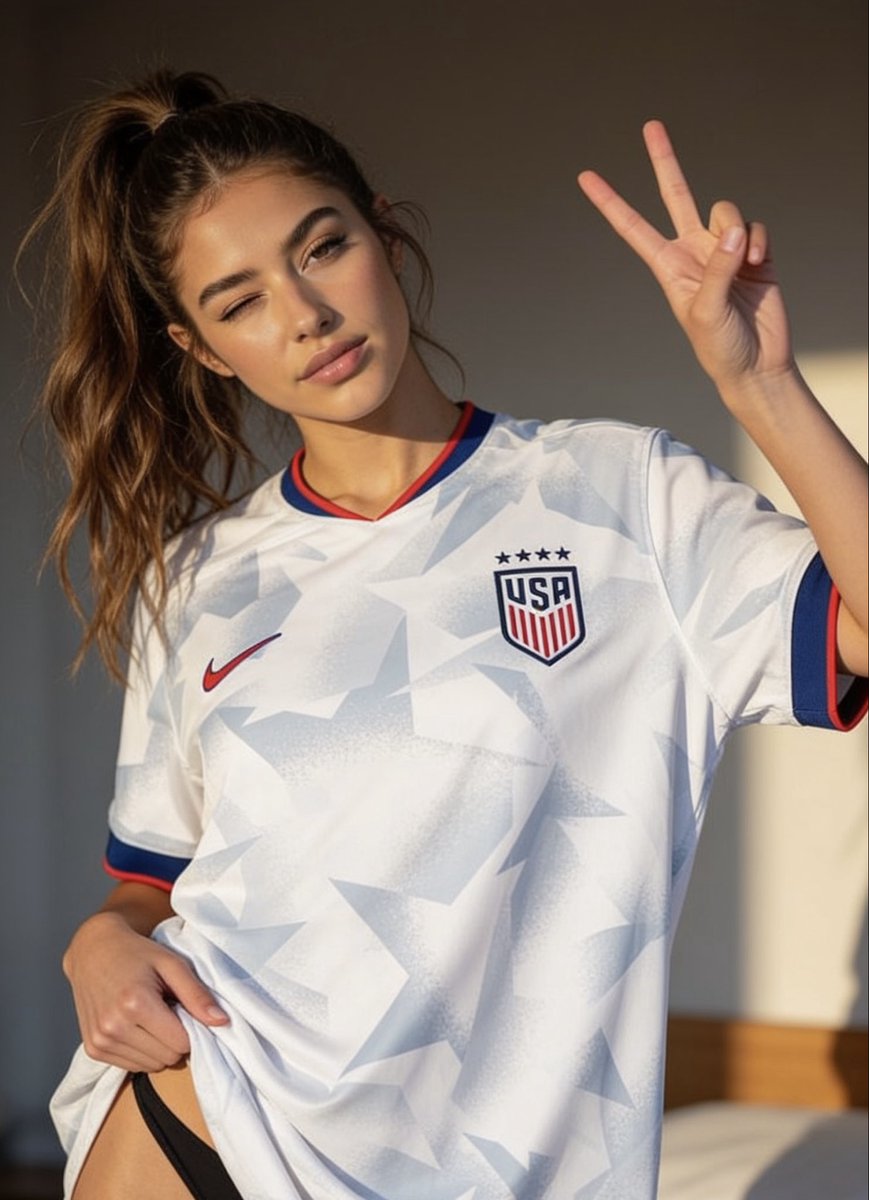 iamelliebrooks's tweet photo. Who’s ready for the #WorldCup2026 match tonight?? I know I am 💋 https://t.co/fPftOiDpfV