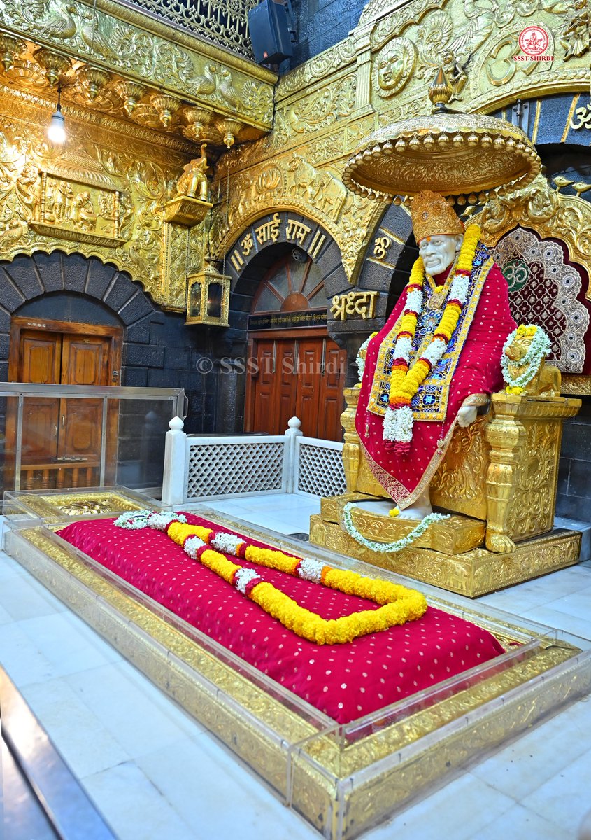 SSSTShirdi's tweet photo. *!! ॐ साई राम !!*
*श्री साईबाबा संस्थान विश्वस्त व्यवस्था,शिर्डी*
*!! ॐ Sai Ram !!*
*Shri Saibaba Sansthan Trust, Shirdi*
≈≈≈≈≈≈≈≈≈≈≈≈≈≈≈≈≈ 
*आरती :-धुपारती*
*बुधवार ०१ जुलै २०२६*  
*Aarti :-Dhooparti*
*Wednesday 01 July 2026* https://t.co/m1PAosi3T3