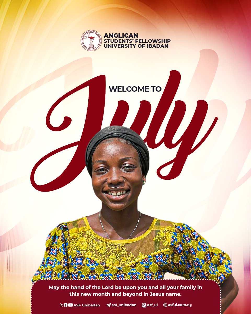 AsfUnibadan's tweet photo. In this new month, we are called to insist on the ways of the Lord more and to walk and be led by his spirit. The Lord helps us as we do that. 

And, as we prepare and look forward to the dawning of a new semester, the Lord orders our steps and directs our paths. https://t.co/dG2FYeNn0S
