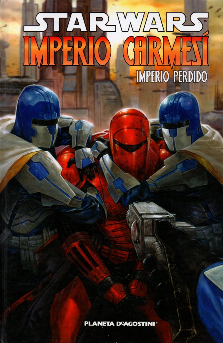 soyObiJuan's tweet photo. Siempre me ha hecho gracia que mucha gente piense que los Guardias Imperiales solo estaban para decorar el trono de Palpatine.

Luego lees Imperio Carmesí y descubres que uno de ellos, Kir Kanos, sostiene una de las mejores historias de Legends. Tras la muerte del Emperador, emprende una caza contra los propios imperiales que considera traidores, pero sin dejar de ser fiel al Imperio ni un solo momento.

Además, el cómic enseña algo que casi nunca se explora: cómo se entrenaban los Guardias Imperiales, por qué eran una élite tan temida y hasta qué punto su lealtad a Palpatine estaba por encima de cualquier otra cosa.

Creo que es una de esas obras que demuestra que Legends sabía contar historias desde puntos de vista muy diferentes, sin necesidad de que el protagonista fuera un Jedi o un Sith.

¿Os gustaría ver a Kir Kanos adaptado algún día al canon?