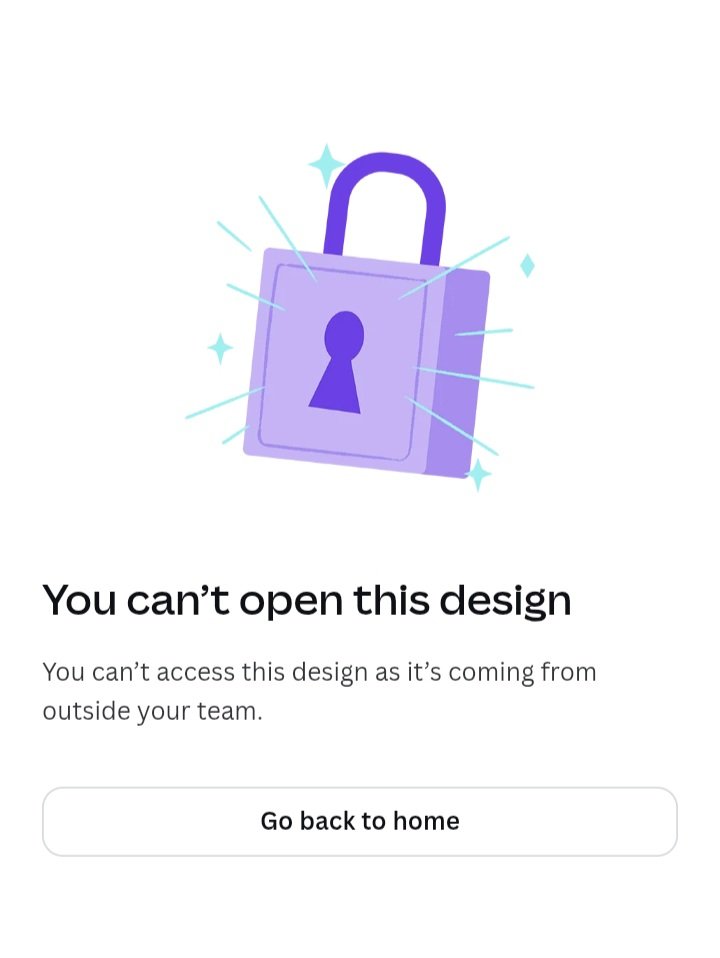 lullabxyiz's tweet photo. ada yang tau ga yaa ini di canva ku kok tulisannya "you can't open this design" ga bisa buka link design dari orang, huhu helppp sebelumnya ga gini #canva https://t.co/SuNmEay6r6