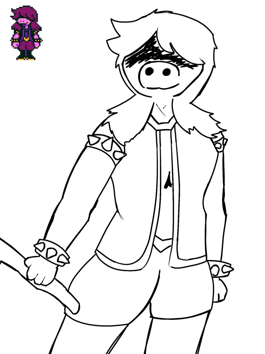 ketkatartdump's tweet photo. susie from deltarune #deltarune #susie #digitalart https://t.co/c7Lb00Ynwl