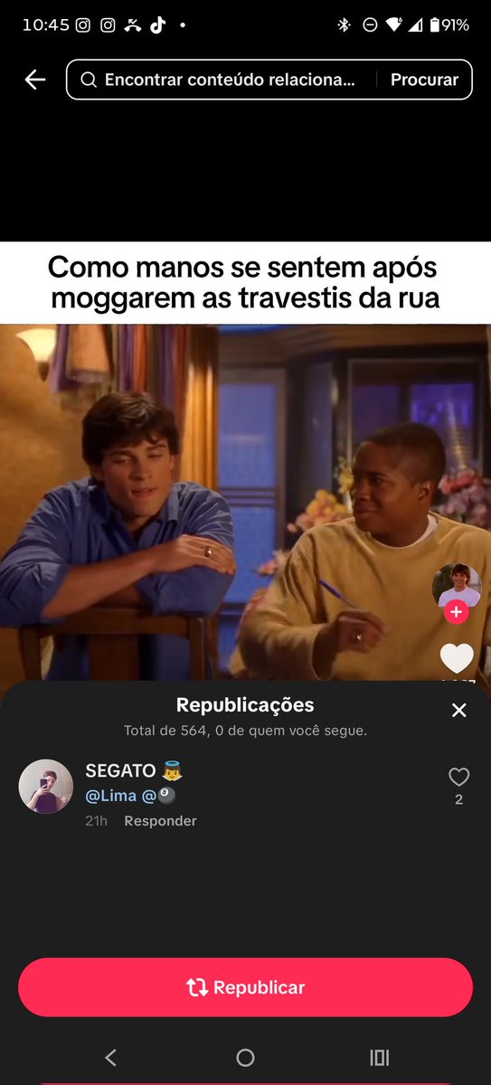 luizpetrov's tweet photo. Imagina você ser tão fútil e escroto ao ponto de republicar um vídeo assim 
O sonho deles é encontrar uma travesti que queiram eles,já que os mesmos não tem nem pelo pra aquecer o saco https://t.co/sJMGjKnxut