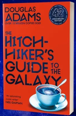 XCHOAM's tweet photo. Notes by #XCHOAM

Elon Musk has long referenced The Hitchhiker’s Guide to the Galaxy in both casual and serious contexts, often drawing on its blend of absurdity, dark humor, and philosophical undertones. 

The book’s central themes, the vastness of the universe, the fragility of existence, and the search for meaning in a chaotic system, appear to resonate with his long-term thinking about humanity’s future. 

Phrases such as “Don’t Panic” and references to the number 42 have surfaced in his communication over the years, sometimes as light commentary and at other times as a subtle nod to existential risk. 

His repeated use of the material suggests more than simple fandom. 

It reflects a worldview that combines technological ambition with a recognition of how small and vulnerable human civilisation remains on a cosmic scale. 

By invoking the book, Elon reinforces the idea that progress must be pursued with both urgency and humility, acknowledging that even the most advanced efforts operate within a universe that remains largely indifferent.