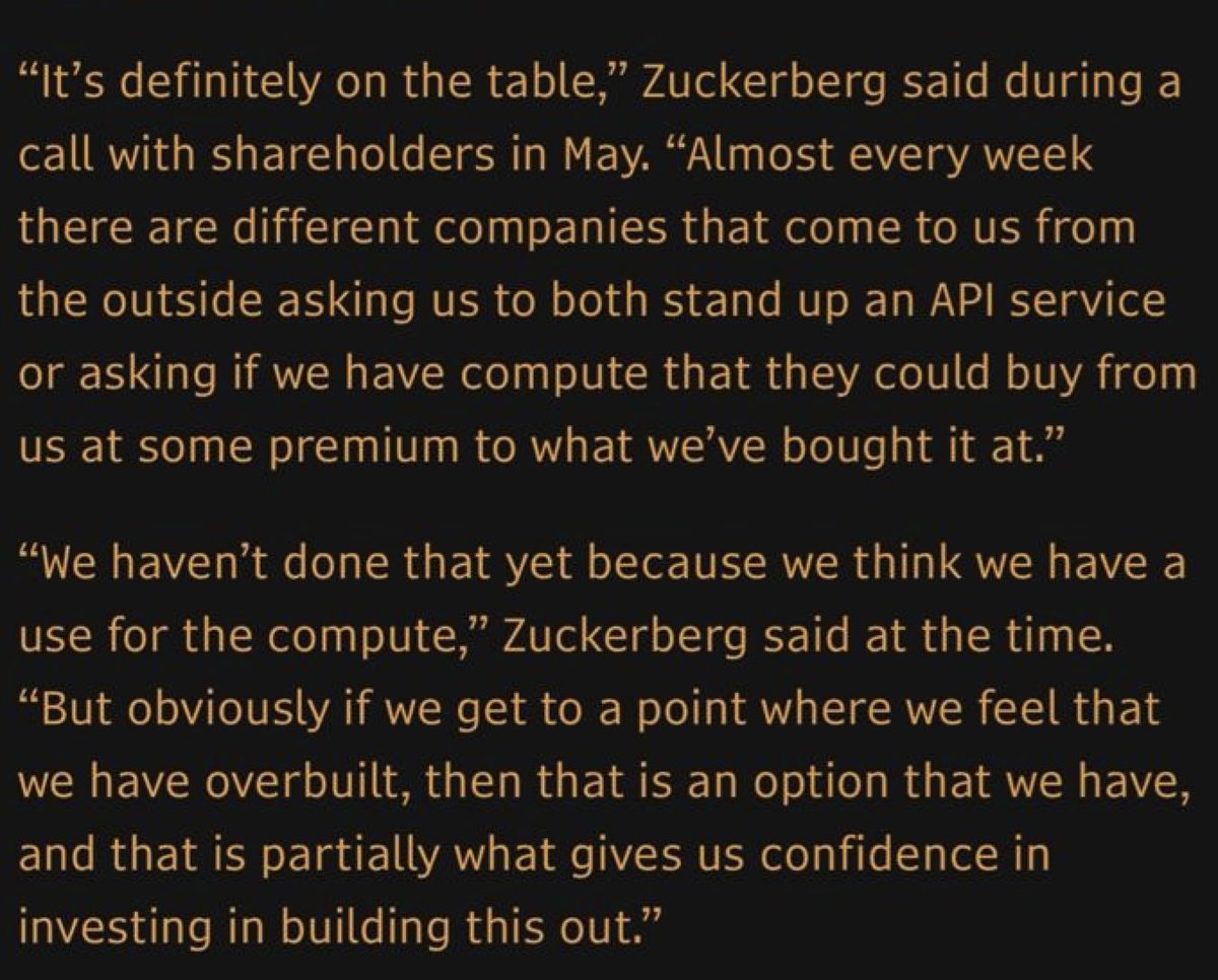 frankdegods's tweet photo. markets so horny they pumped META because zuck said he's "thinking about it" lol https://t.co/UpjkEIueti