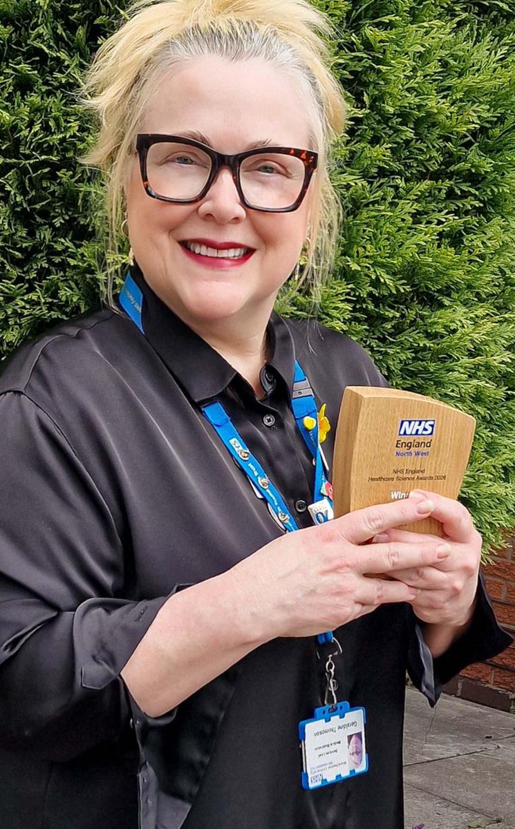 medillus's tweet photo. We celebrate Geraldine Thompson on receiving the NHS England North West Healthcare Science Lifetime Achievement Award 👏 A fantastic recognition of her impact on Clinical Photography &amp; Medical Illustration and 20 years in the North West.
 @MFTnhs @MFT_Research @ahcsuk https://t.co/QV5XBL00XX