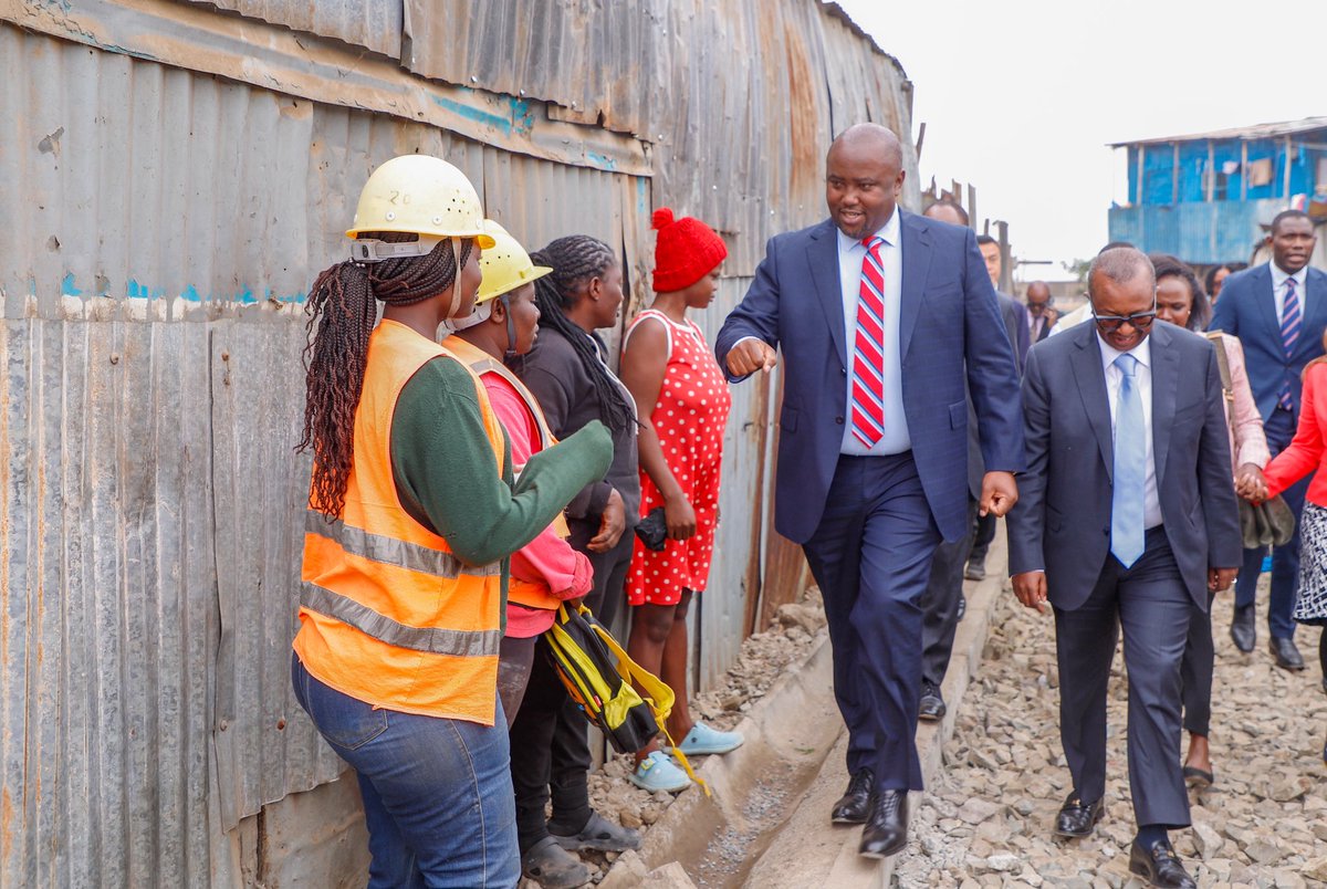 AlexKWachira's tweet photo. As part of our mandate as Principal Secretaries to monitor the implementation of ongoing Government development projects, we today conducted an inspection tour of key projects across Nairobi County to assess their progress and ensure their timely delivery.

Led by @koske_felix , Chief of Staff and Head of the Public Service, our first stop was the City Cotton area, where we inspected the ongoing Trunk Sewer and River Training Project.

We witnessed the extensive works currently underway, which are set to significantly improve sanitation, enhance drainage systems, and strengthen environmental resilience for residents.