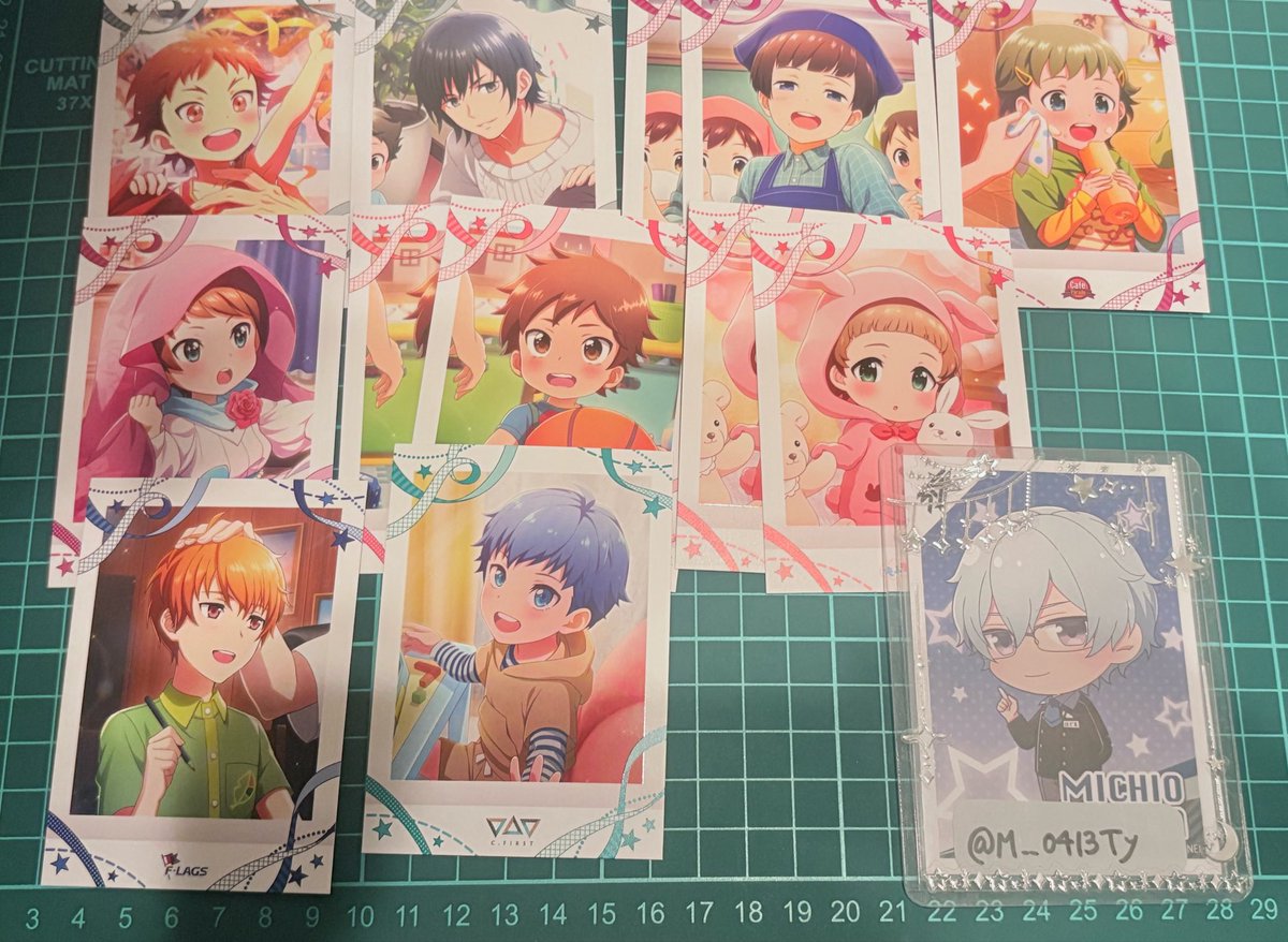 M__0413Ty's tweet photo. 【交換】 SideM ぱしゃこれ N ノーマル

譲 : 薫,圭,麗2,悠介,享介,恭二,誠司,翔真2,九郎,隼人3,夏来,朱雀,玄武,荘一郎2,巻緒,咲,志狼2,かのん2,一希,秀

求 : 10弾S.E.M > 第5弾道夫,6弾次郎 >> 他弾S.E.M

郵送 または 衣装展（7/10,19） または 土日都内手渡し

検索からでもお気軽にお声がけ下さい https://t.co/pOJojIw1ty