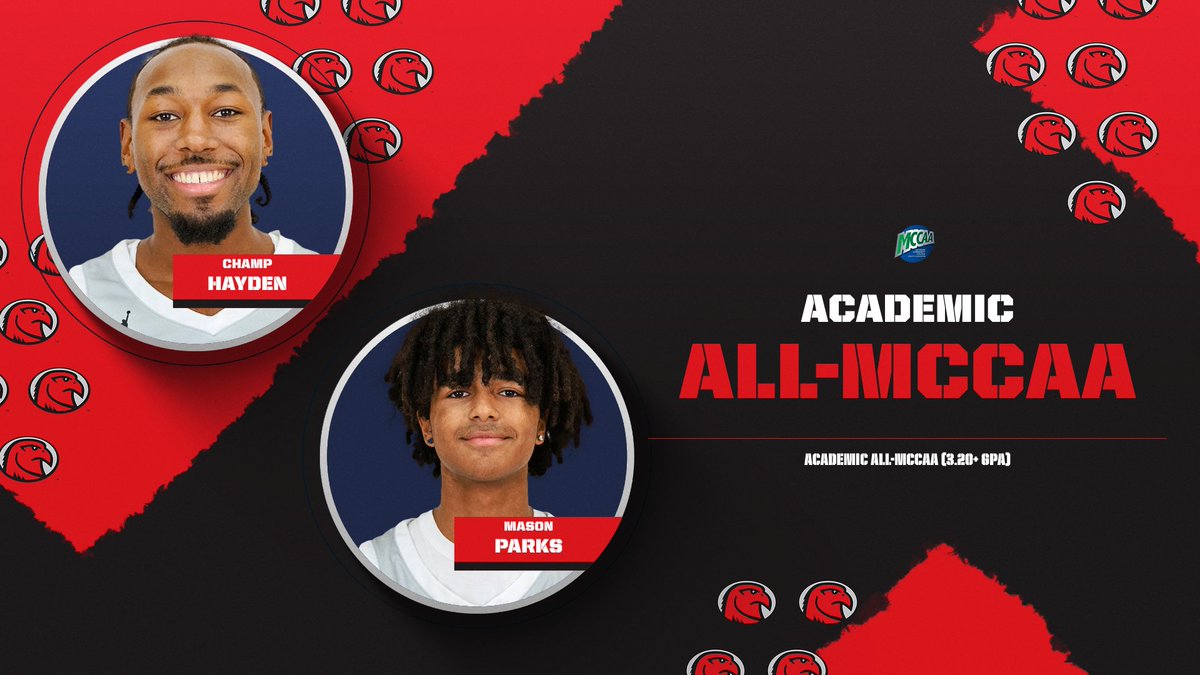 LMC_mbb's tweet photo. Congratulations to our Men's Basketball student-athletes who earned Academic All-MCCAA honors! We're proud of these Red Hawks for the discipline, determination, and hard work they display both in the classroom and on the court. #GoRedHawks #StudentAthleteSuccess https://t.co/mlwRzmNJKu