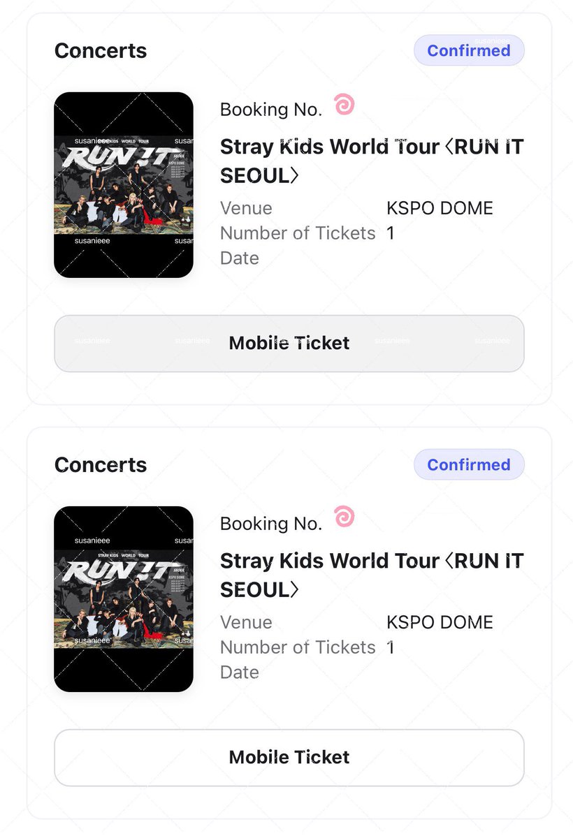 misswongrt's tweet photo. 🇰🇷 WTS / LFB

🎫 Stray Kids (스트레이 키즈) World Tour 

Available Tickets:
• 3× Floor Standing (S1 & S4)
• 3× 1F Reserved Seats
• 3× 2F Reserved Seats

✨ Side-by-side seats available
✅ Safe & secure ticket transfer
🌍 International fans welcome

📩 DM, LINE, or WhatsApp if you’re interested!

#StrayKids #스트레이키즈
#RUNIT #RUN_IT_SEOUL
#StrayKidsComeBack
#YouMakeStrayKidsStay