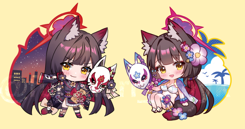 fujimori_cmyk's tweet photo. 去年描いたSDワカモ可愛いから見て🦊 https://t.co/N6Nns0EOUL