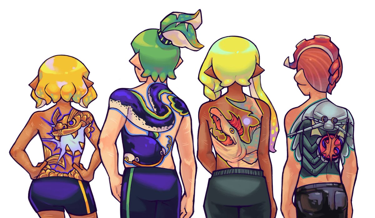 cinnabeep's tweet photo. Ink on inkfish (redraw) #splatoon https://t.co/QS7exVRM0c