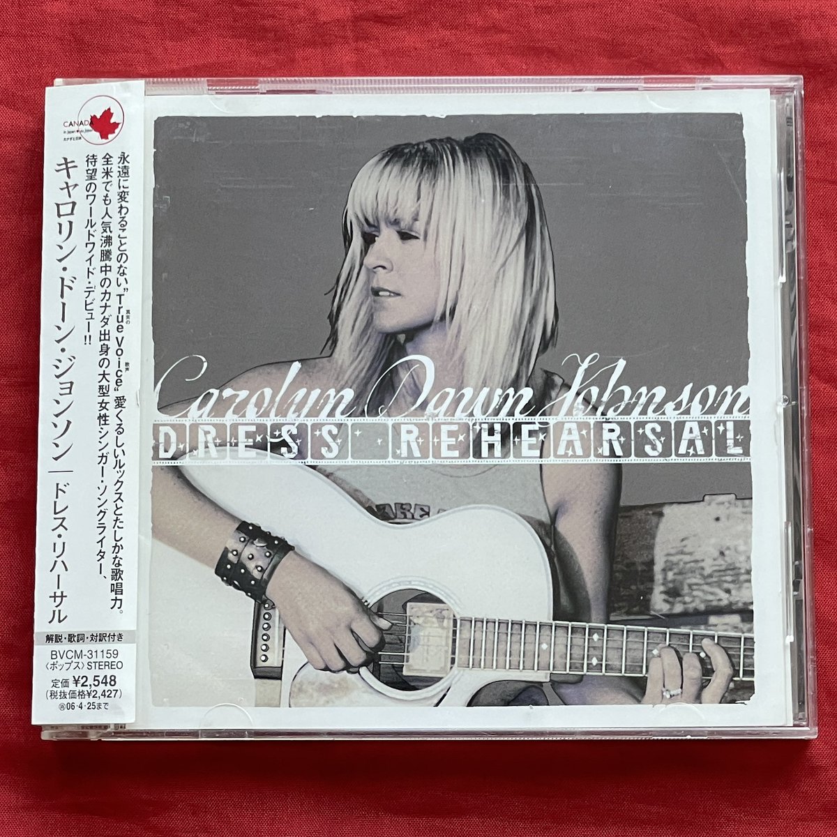 jackeguyman's tweet photo. Carolyn Dawn Johnson/Dress Rehearsal(2004)
カケレコ¥390
Art/86p
Sounds/80p
カナダ生まれのカントリー娘
ジャケがイイね、ブックレット内の見開き写真もグー
歌は上手いんだけどかなりポップロックなカントリーで凡庸、面白味にはちょい欠ける感じ https://t.co/Gt6kdnVsP4