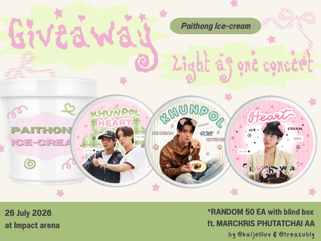kaijellluv's tweet photo. มารับกันเยอะๆๆน้าา โปรเจคเดียวกันคับ🤩♥️🍨

#BUS_LIGHTASONE
#MARCKRIS #KHUNPOL 
#HEARTchuthiwat #PHUTHTCHAI
#AAashirakorn https://t.co/HcMIJad6Bl