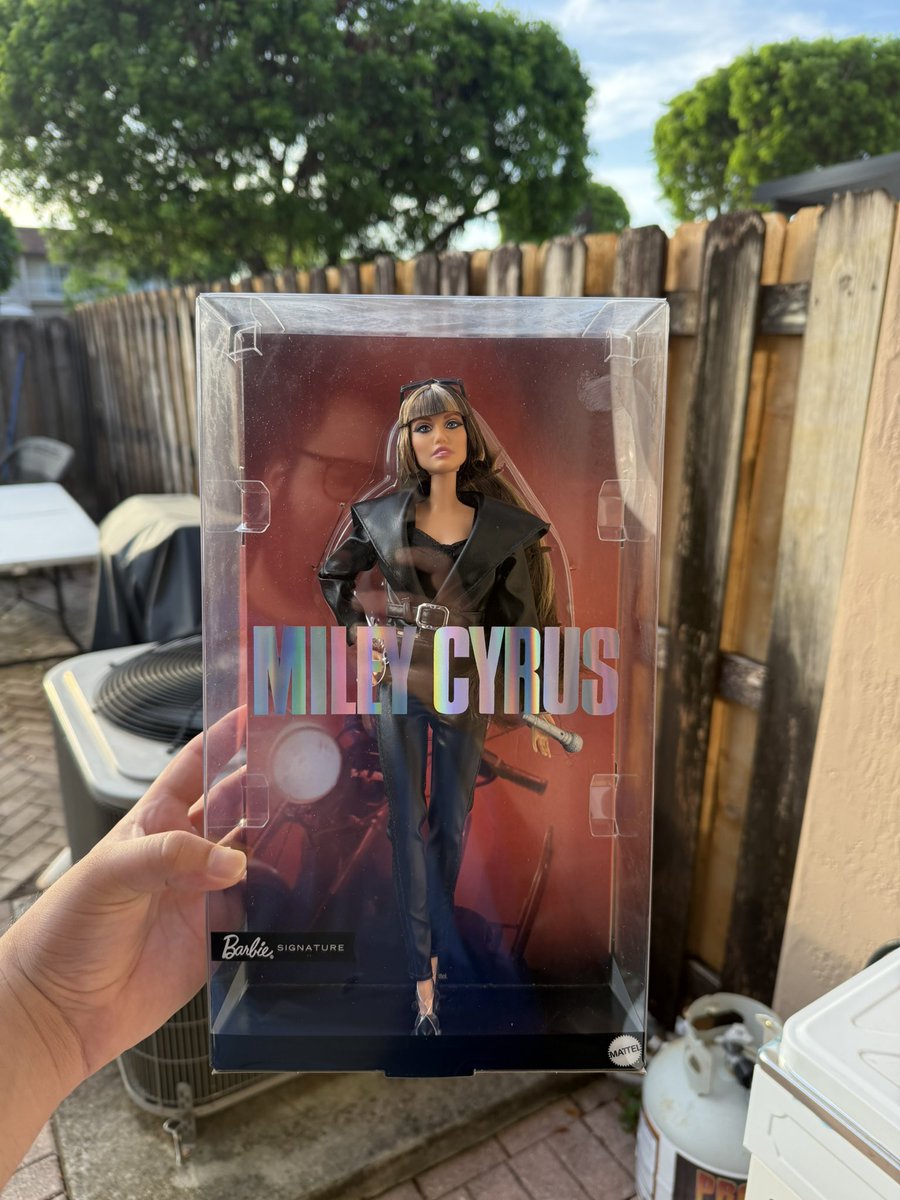 noelito1d's tweet photo. She’s in my hands alreadyyyy. I’m obsessed, her makeup and outfit are everything 😭😭 arrived together with the bershka Hannah tee. only waiting the colourpop collection 🤭🤭🤭 @mileyworld https://t.co/IUDCiMKO5L