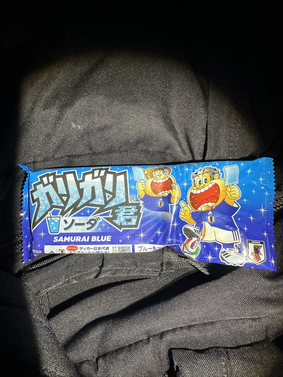 hima515's tweet photo. バレーの後にアイス食す🧊
一旦ゴミ袋に入れてゴミ箱捨てようとしたら、何か文字書いてあったー
当たり🎯
いやーもう今は食べれません😆

#ガリガリく君 https://t.co/O33gAARfIO