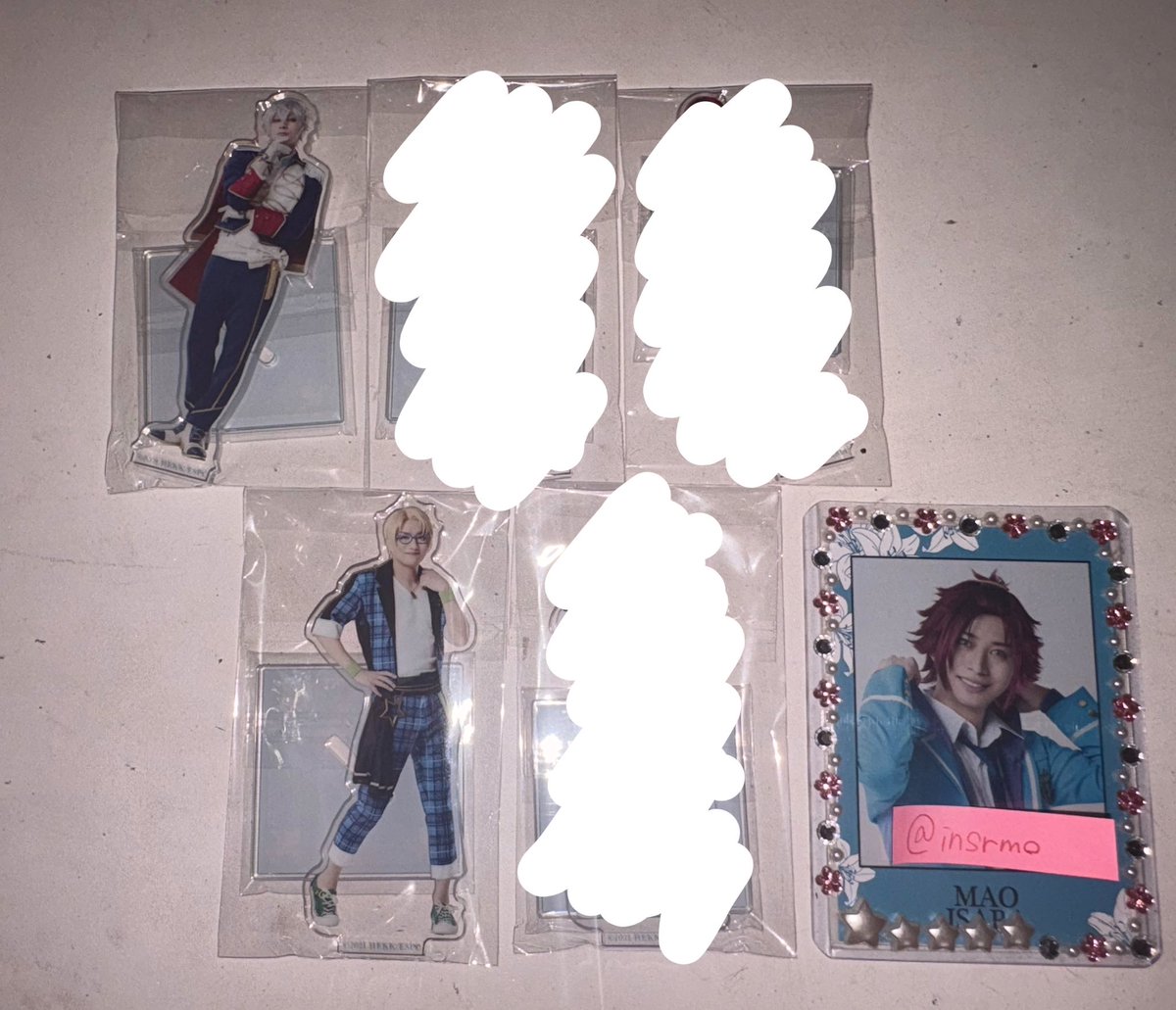 insrmo's tweet photo. @c 【譲渡/交換】あんステ レクイエム RfK アクスタ ブロマイド 特典

譲）アクスタ⇒返礼祭泉
ユニット衣装☆真

求）定価

7/2マチネ前後 現地お手渡し
泉は真とまとめてのお譲りのみ。
真単体譲渡可

検索からでもお気軽にお声掛けください！ https://t.co/NuNM3YFlZS