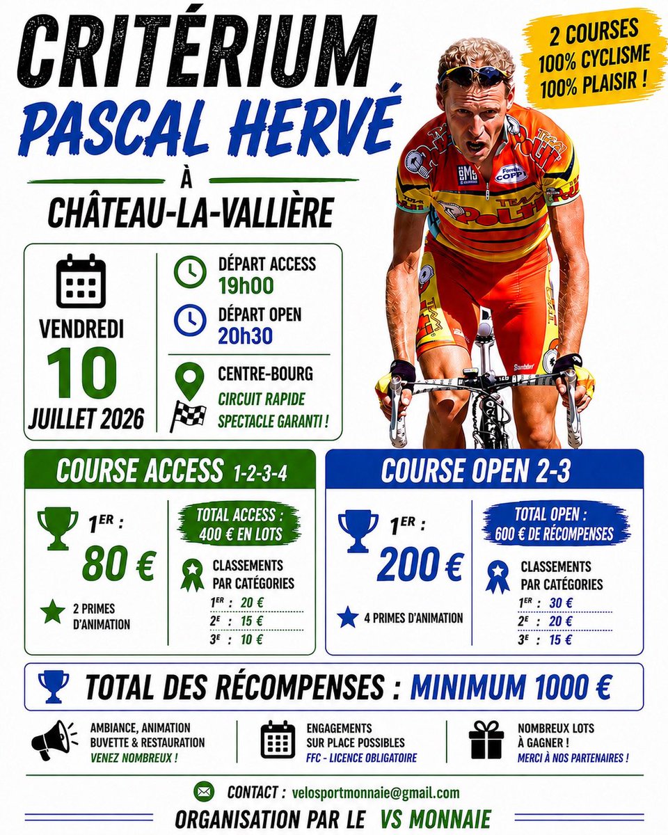 TrentDivin's tweet photo. 💥 1 000 € DE PRIMES MINIMUM 
! LE CRITÉRIUM EST DE RETOUR !

📊 Déjà 20 engagés - 120 places disponibles https://t.co/4XW5aweuNd