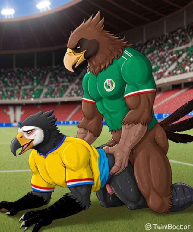 HiroPanda_AI's tweet photo. Y que el Águila Real se coje al Cóndor XD
2 goles, 2 metidas, una por la boca y otra por el culo.
#yaoi #bara #nsfw #furry #Panda #furrynsfw  #AIArtcommuity #AiGen #bara #butt #furrybutt #yiff #Barazoku #rule34 #gay
#fifa #worldcup #MéxicoVsEcuador https://t.co/Wu62LVGMC2