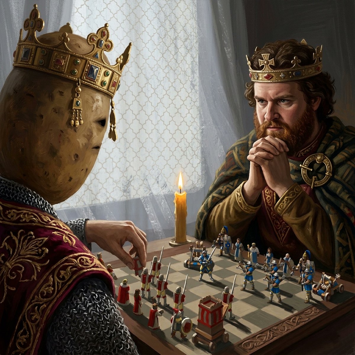 kokichigroyper's tweet photo. The Lionheart vs Beardgod Truegamer 1v1 in Age of Empires 2... 🦁⚔️ https://t.co/zPFngOpCD0