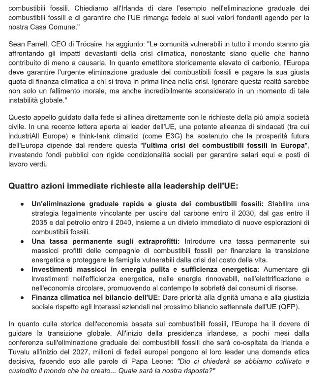 andytuit's tweet photo. ""I grandi inquinatori devono essere ritenuti responsabili dei danni climatici""
#fossilfuel #divestment #LaudatoSi #OurCommonHome
#COLLASSOCLIMATICO #ENDFOSSILFUELS https://t.co/0NTgVGve0Y