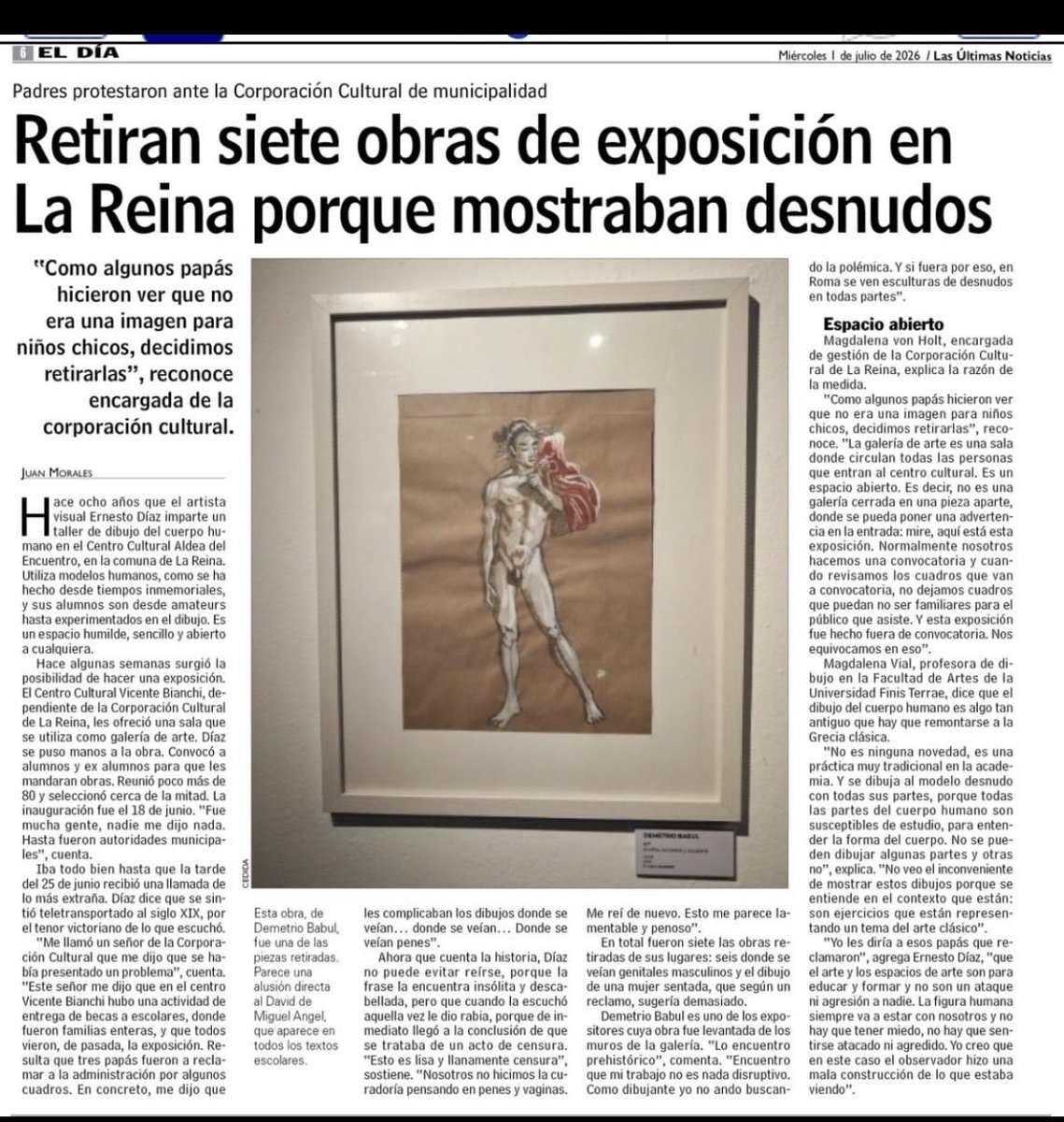 baradit's tweet photo. Apoderados incultos arman jauría y censuran la cultura… porque se veía un pilín.

“La Estupidez Organizada”,
golpea de nuevo.
. https://t.co/7AMCXQzUYf