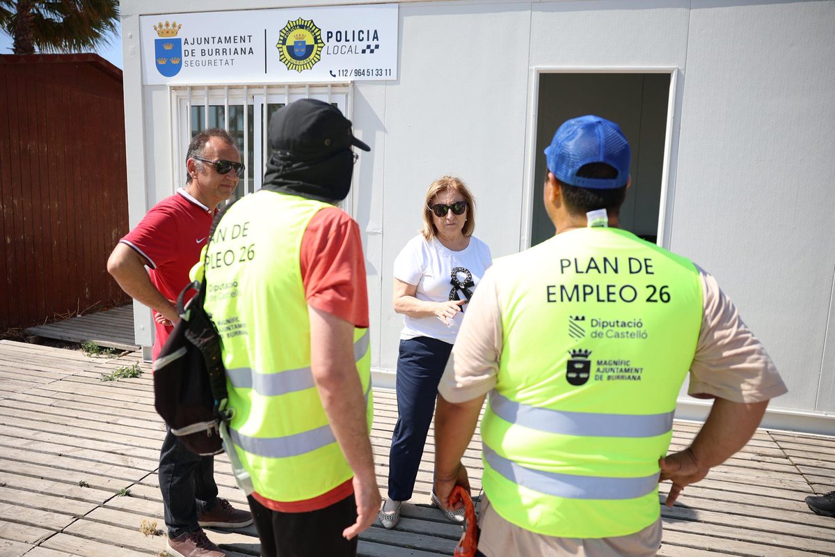 radiocastellon's tweet photo. Burriana incorpora a dos operarios para reforzar el mantenimiento de sus playas este verano a través del Plan de Empleo 2026 https://t.co/1r2443niOk