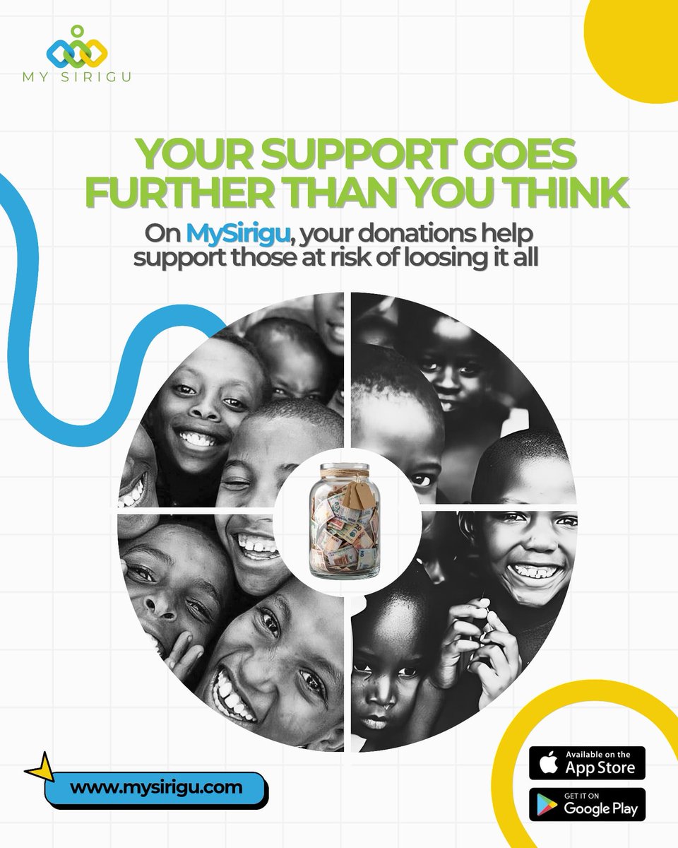 MySirigu's tweet photo. A small act of kindness can make a big difference.

Support a cause and change a story.

Download MySirigu and start giving today. https://t.co/x0b9nthSCh