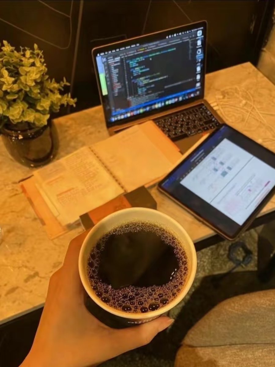 redalag's tweet photo. Late night at the office but at least the coffee’s hot and I’m knocking out that last-minute report. Grateful for small wins even on overtime days. https://t.co/O0ivX5ZIdl