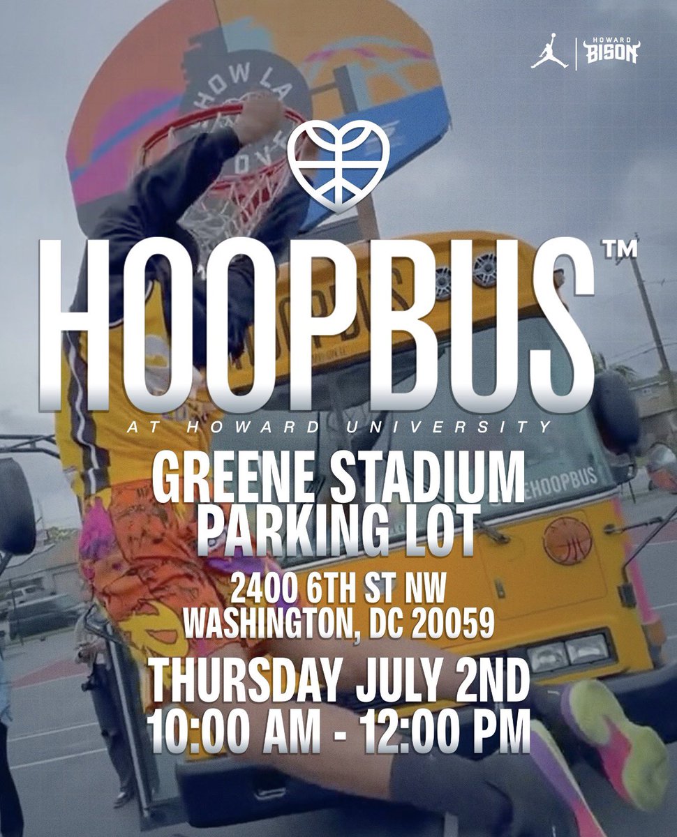 HUMensBB's tweet photo. Hoop Bus on campus TOMORROW!

Don’t miss out on a morning of games, prizes, and a chance to meet the 2026-27 basketball squad! https://t.co/VZrhwEAWU6