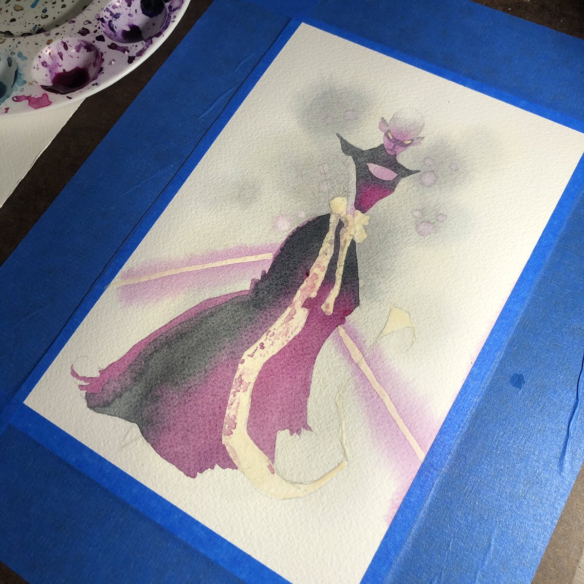 GrisGrimly's tweet photo. Another Asajj Ventress commission in the works.

I’m currently taking on a limited number of single character watercolor commissions. Order yours today from my store:

https://t.co/KdQEhenNPT

#watercolor #grisgrimly #grisgrimlyart #Holbein @HolbeinArt #holbeinwatercolors https://t.co/6wYCoF2gZq
