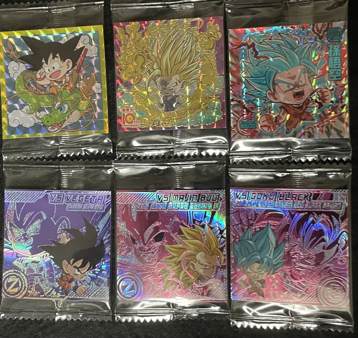 25Fumihiko's tweet photo. とりあえず、10thレア1枚ゲット！

#ドラゴンボールシールウェハース https://t.co/bIvSKiAN0x